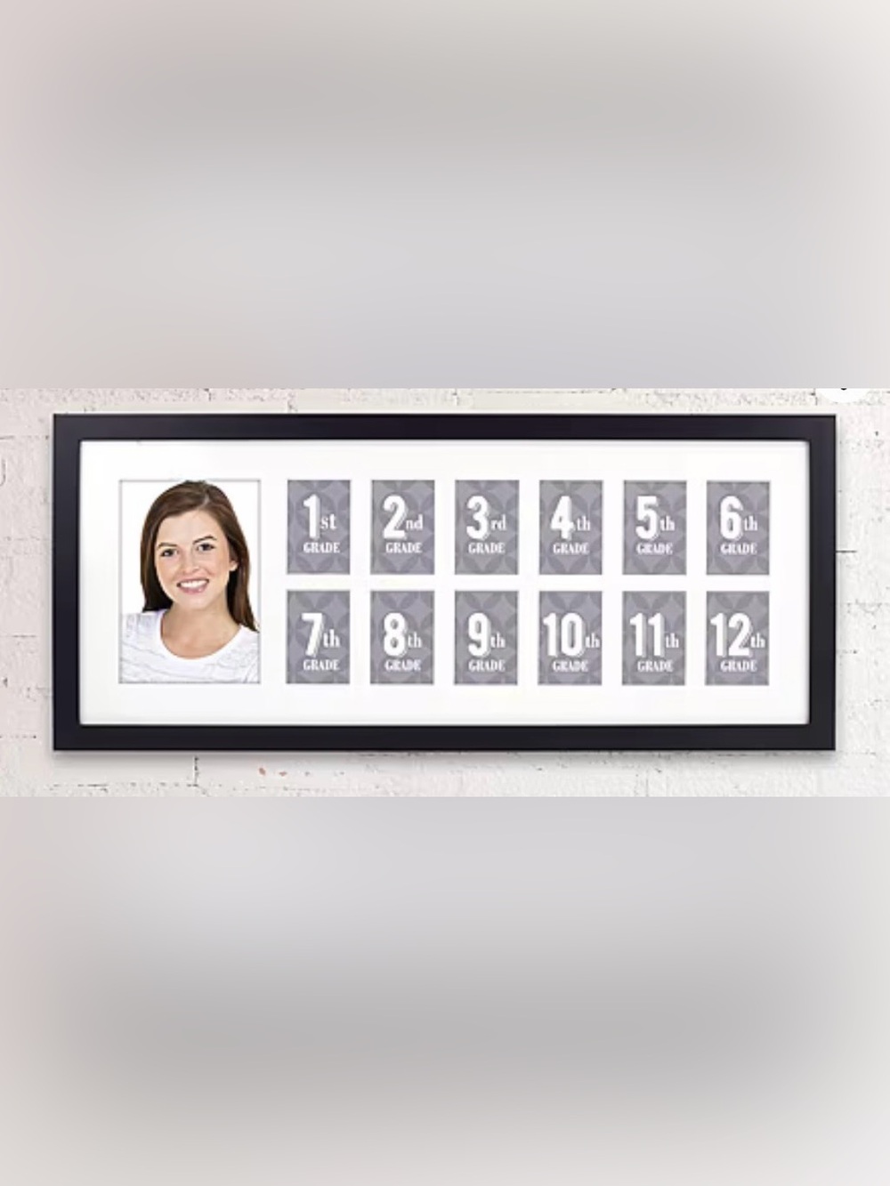 Senior Graduation Memory Display | K–12 Picture Frame | School Years Photo Frame